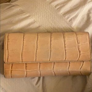 Crocodile looking vintage wallet